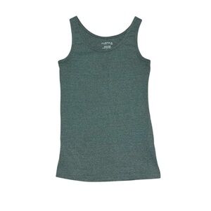 Sage Green Scoop Neck Tank Top Women’s Size Medium Neutral Basic Casual Comfy